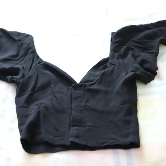 Black Vixen babydoll crop top - Picture 6 of 7